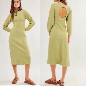 FREE PEOPLE Gabby Seamless Midi Dress